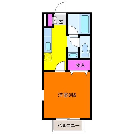 ヴァンベールの物件間取画像